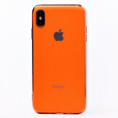 Чехол-накладка ORG SC154 матовый для "Apple iPhone XS Max" (orange)