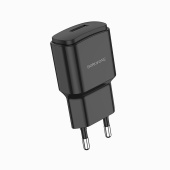 Адаптер Сетевой с кабелем Borofone BA48A Orion USB 2,1A/10W (USB/Micro USB) (black)
