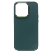 Чехол-накладка - SC311 для "Apple iPhone 14 Pro" (dark green) (210224)