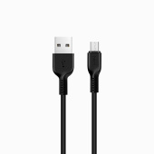 Кабель USB - micro USB Hoco X20  100см 2A  (black)