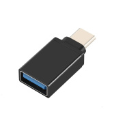 Адаптер - OTG Type-C/USB (black)