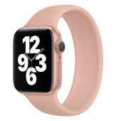 Ремешок - ApW15 монобраслет Apple Watch 38/40/41мм (160мм) силикон (pink)