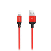 Кабель USB - Apple lightning Hoco X14 Times Speed  100см 2A  (red/black)