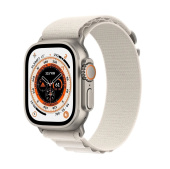 Ремешок - ApW27 Alpine Loop Apple Watch 38/40/41мм текстиль (white)