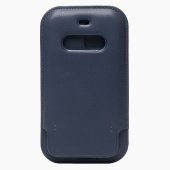 Чехол-конверт - SM001 кожаный SafeMag для "Apple iPhone 12/iPhone 12 Pro" (baltic blue)