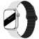 Ремешок - ApW32 Apple Watch 42/44/45мм силикон на магните (white/black)