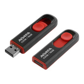 Флэш накопитель USB 16 Гб A-Data C008 (black/red)