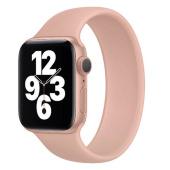 Ремешок - ApW15 монобраслет Apple Watch 42/44/45/49 mm силикон (pink)