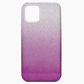 Чехол-накладка - SC097 Gradient для "Apple iPhone 12/iPhone 12 Pro" (purple/silver)