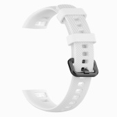 Ремешок Huawei Honor Band 4/Honor Band 5 пластик на пряжке (white)