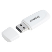 Флэш накопитель USB 64 Гб Smart Buy Scout (white)