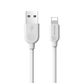 Кабель USB - Apple lightning Borofone BX14  100см 2,4A  (white)