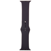 Ремешок - ApW Sport Band Apple Watch 42/44/45/49 mm силикон на кнопке (L) (choco)