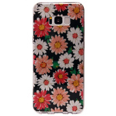 Чехол-накладка - SC028 для "Samsung SM-G955 Galaxy S8 Plus"  .. (006) (black/pink)