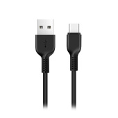 Кабель USB - Type-C Hoco X20 Exotic Radiance  300см 2,4A  (black)