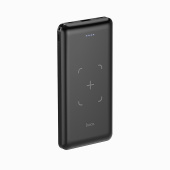 Внешний аккумулятор беспроводной Hoco J50 10000mAh Micro/Type-C/USB (black)