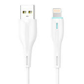 Кабель USB - Apple lightning SKYDOLPHIN S48L  100см 3A  (white)