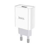 Адаптер Сетевой Hoco C81A USB 2,1A/10W (white)