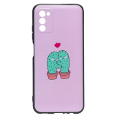 Чехол-накладка - SC185 для "Samsung SM-A037 Galaxy A03s" (018) (light pink)