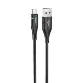 Кабель USB - Apple lightning Hoco U93  120см 2,4A  (black)