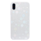 Чехол-накладка - STC002 для "Apple iPhone X/iPhone XS" (001) (silver)