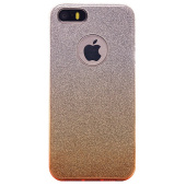 Чехол-накладка - SC097 Gradient для "Apple iPhone 5/iPhone 5S/iPhone SE" (gold/silver)