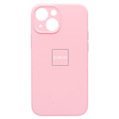 Чехол-накладка ORG Soft Touch с закрытой камерой для "Apple iPhone 13 mini" (light pink)