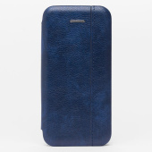 Чехол-книжка - BC002 для "Apple iPhone 5/iPhone 5S/iPhone SE" (blue) откр.вбок