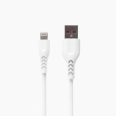 Кабель USB - Apple lightning SKYDOLPHIN S49L  100см 3A  (white)