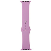 Ремешок - ApW Sport Band Apple Watch 38/40/41мм силикон на кнопке (L) (lavender)