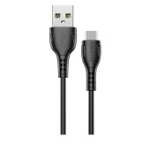 Кабель USB - micro USB Borofone BX51  100см 2,4A  (black)