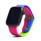 Ремешок - ApW Apple Watch 38/40/41мм силикон (015) (multicolor)