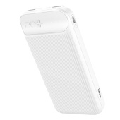 Внешний аккумулятор Hoco J52A (пов.уп) 20 000mAh Micro/USB*2 (white)