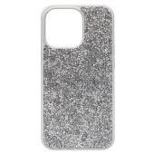 Чехол-накладка - PC071 POSH SHINE для "Apple iPhone 13 Pro" россыпь кристаллов (silver)