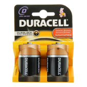 Батарейка D Duracell LR20 (2-BL) (20/60)