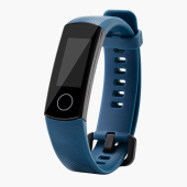 Ремешок Huawei Honor Band 4/Honor Band 5 пластик на пряжке (blue)