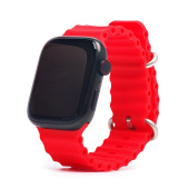 Ремешок - ApW26 Ocean Band Apple Watch 42/44/45/49мм силикон (red)