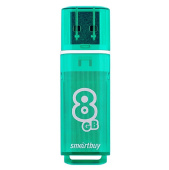 Флэш накопитель USB 8 Гб Smart Buy Glossy (green)