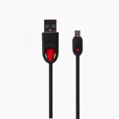 Кабель USB - micro USB Kurato RORI-M200  100см 2,5A  (black)