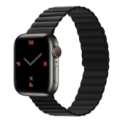 Ремешок - ApW32 Apple Watch 38/40/41 mm силикон на магните (black)