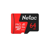 Карта флэш-памяти MicroSD 64 Гб Netac P500 Extreme Pro UHS-I (100 Mb/s) без адаптера (Class 10)