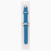 Ремешок - ApW Sport Band Apple Watch 38/40/41 mm силикон на кнопке (L) (sky blue)