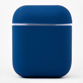 Чехол - Soft touch для кейса "Apple AirPods" (blue)