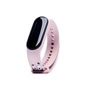 Ремешок - WB01 Xiaomi Mi Band 5/Mi Band 6 силикон (020) (light pink)