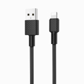 Кабель USB - Apple lightning Hoco X29 Superior  100см 2,4A  (black)