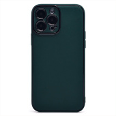 Чехол-накладка - PC084 экокожа для "Apple iPhone 13 Pro Max" (green) (219670)