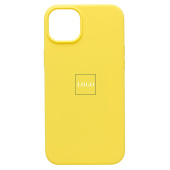 Чехол-накладка [ORG] Soft Touch для "Apple iPhone 14 Plus" (lemon) (212180)