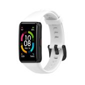 Ремешок - Honor Band 6 силикон на кнопке (white)