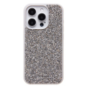 Чехол-накладка - PC071 POSH SHINE для "Apple iPhone 15 Pro" россыпь кристаллов (silver) (226896)