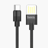 Кабель USB - Type-C Hoco U55 Outstanding  120см 2,4A  (black)